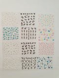 Mixed flower stickers