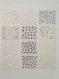 Mixed flower stickers