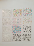 Mixed flower stickers