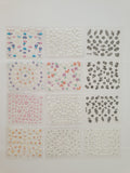Mixed flower stickers