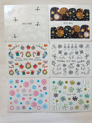 XMAS  - Water transfer decals #2