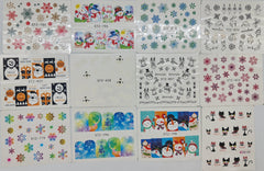 Christmas Water transfer stickers - mixed 10 packs